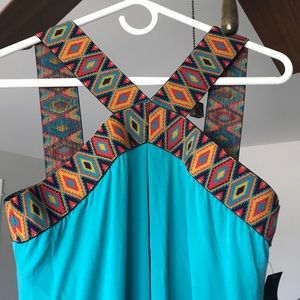 Ny&co long teal maxi dress- never worn-